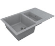 Кухонная мойка гранитная Vankor Orman, 80х49, серый (ORMAN OMP 04.80 GRAY)
