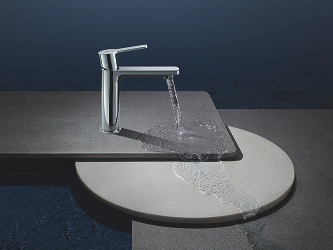 Змішувач для умивальника Grohe Lineare, одноважільний, хром (32109001)
