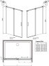 Душевые двери Radaway Espera Mirror DWJ 140L, левые (380114-71L)