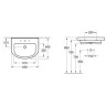 Умывальник подвесной Villeroy&Boch Subway 2.0, 65 (711465R3)