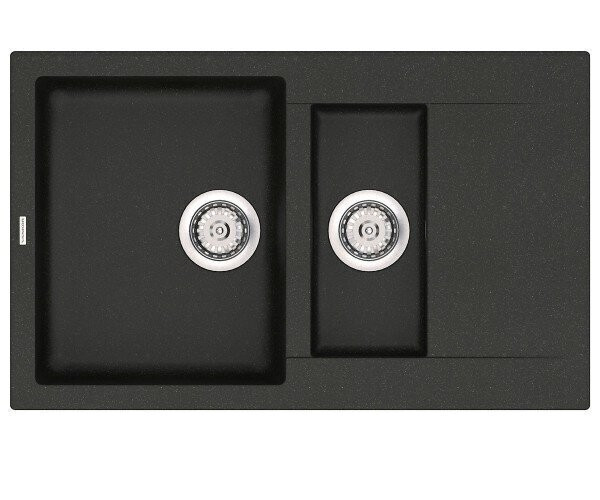 Кухонная мойка гранитная Vankor Orman, 80х49, черный (ORMAN OMP 04.80 BLACK)