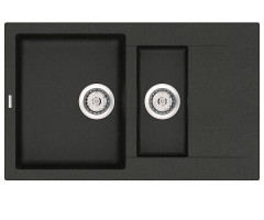 Кухонная мойка гранитная Vankor Orman, 80х49, черный (ORMAN OMP 04.80 BLACK)