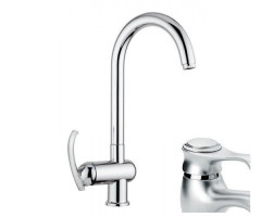 Змішувач для кухні Emmevi Ramses, одноважільний, хром (SC72007)