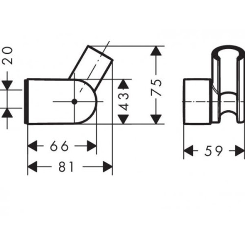 Держатель для душа Hansgrohe Porter Vario (28328000)