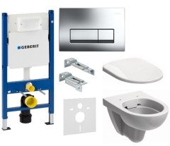 Комплект: Унитаз Kolo Nova Pro + Инсталляция Geberit Duofix + Крышка (M33120000+458.178.21.1+M30112000)