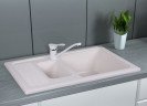 Кухонная мойка гранитная Cosh, 77x49, белый (COSH7749K203)