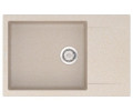 Кухонна мийка гранітна Vankor Orman, 78x50, бежевий (ORMAN OMP 02.78 XL BEIGE)