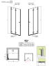 Душевые двери Radaway Arta DWB 90R, правые (386151-03-01R)