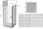 Душевая стенка Ravak SmartLine SMPS-100 (9SPA0A00Z1)