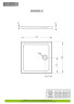 Душевой поддон Radaway Doros Plus C, 80x80 (SDRPC8080-01)
