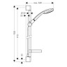 Душевой гарнитур Hansgrohe Croma 100 Vario/Unica (27771000)