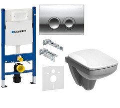 Комплект: Унитаз Kolo Nova Pro + Инсталляция Geberit Duofix + Крышка (M39018000+458.161.21.1+M30112000)