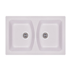 Кухонная мойка гранитная Cosh, 79x50, белый (COSH7950K203)