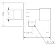 Запорный вентиль Genebre Tau Angle (3104 05)