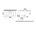 Умывальник подвесной Idevit Neo Classic, 85 (3301-0805-0088)
