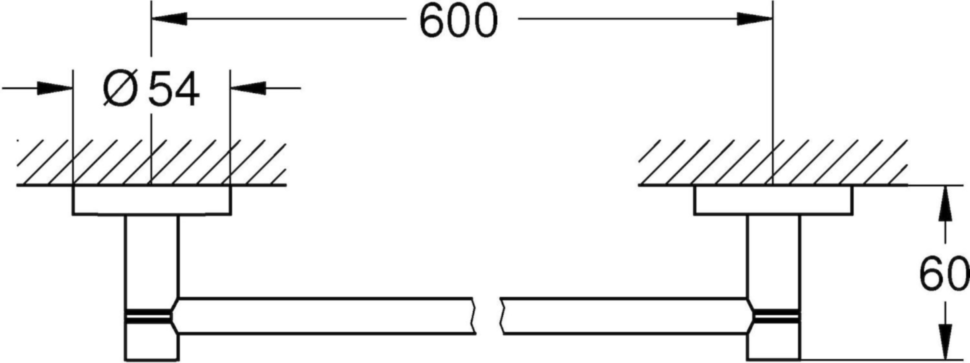 Держатель для полотенец Grohe Essentials (40366001)