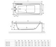 Ванна акрилова Excellent Ava, 170x70 (WAEX.AVA17WH)