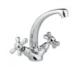 Cмеситель для умывальника Emmevi Deco Classic, двухвентильный, хром (SC12113TC)