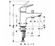 Смеситель для ванны Hansgrohe Focus E, однорычажный, хром (31930000)