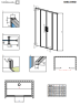 Душові двері Radaway Idea Black DWD 200 (387120-54-01)