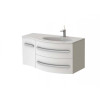 Тумба с умывальником Botticelli Vanessa, 108 (VNDR-110 WHT)