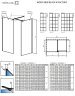 Душевая стенка Radaway Walk-In Modo New Black III Factory 130 (389134-54-55)