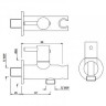 Держатель для душа Jaquar (ALD-CHR-591R)