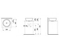 Умивальник накладний Laufen Pro B, 42 (H8129620001091)