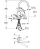 Смеситель для кухни Grohe Eurostyle Cosmopolitan, однорычажный, хром (31126004)