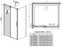 Душевые двери Radaway Espera Mirror KDJ 140L, левые (380134-71L)