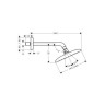 Верхний душ Hansgrohe Raindance Air (27371000)