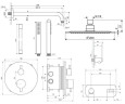 Душевая система Excellent Frost Termo (AREX.4401CR)