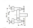 Змішувач для ванни Emmevi Spirit New, двовентильний, хром (CR31001)