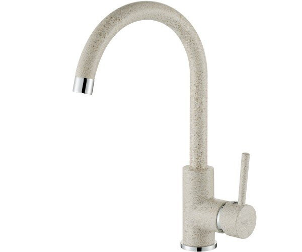 Смеситель для кухни Aqua Sanita Sabia, однорычажный, бежевый (5523-110)