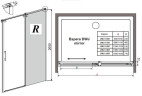 Душевые двери Radaway Espera Mirror KDJ 140R, правые (380134-71R)