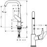 Cмеситель для умывальника Hansgrohe Focus, однорычажный, хром (31519000)