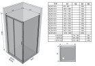 Душевые двери Ravak Blix BLDP2-100 R-L (0PVA0U00Z1)