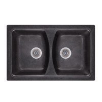 Кухонная мойка гранитная Cosh, 79x50, черный (COSH7950K420)