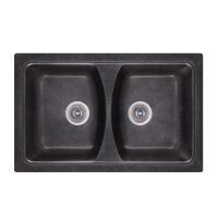 Кухонная мойка гранитная Cosh, 79x50, черный (COSH7950K420)