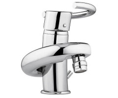 Змішувач для біде Emmevi Twist, одноважільний, хром (CBL6604)