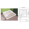 Душовий піддон Ravak Perseus Pro, 80x80 (XA034401010)