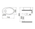 Умывальник врезной Idevit Alfa, 43 (3101-0435)