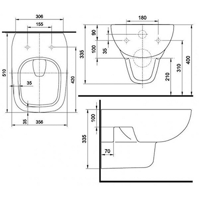 Комплект: Унитаз Kolo Nova Pro Rimfree + Инсталляция Geberit Duofix + Крышка Soft-Close (L23120000+111.300.00.5+L20112000)