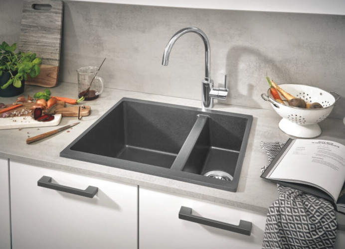 Кухонная мойка гранитная Grohe K500, 55x46, серый (31648AT0)