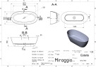 Ванна Miraggio Estella 167x83 (0000267)