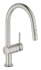 Змішувач для кухні Grohe Minta Touch, сенсор, сріблястий (31358DC2)
