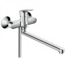 Смеситель для ванны Hansgrohe Logis, однорычажный, хром (71402000)