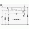 Умывальник накладной Duravit Vero, 50 (452500000)