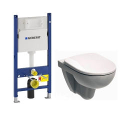 Комплект: Унитаз Kolo Nova Pro Rimfree + Инсталляция Geberit Duofix + Крышка Soft-Close (M33120000+111.300.00.5+M30112000)