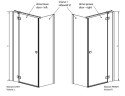 Душова кабіна Radaway Essenza New KDJ, ліва, 90x90 (385044-01-01L)